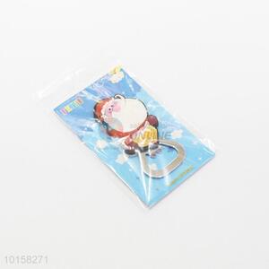 China wholesale Father Christmas shaped pvc fridge magnet opener