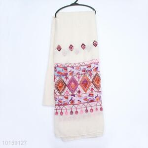 Best Selling Soft Flower Jacquard Scarf for Lady