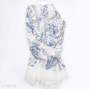 Cheap Price Long Scarf with Printed Pattern