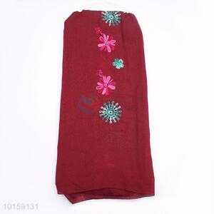 Ladies Soft Flower Jacquard Scarf from China