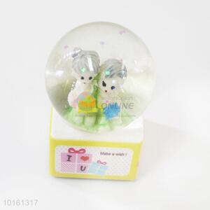 Nativity glass waterball snow globe