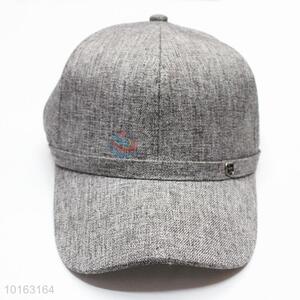 Hot sale grey lint snapback cap/peaked cap