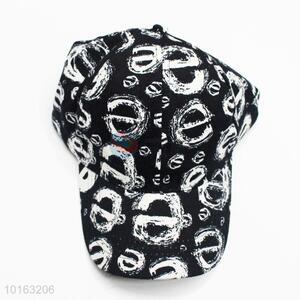 Letter pattern lint snapback cap/peaked cap