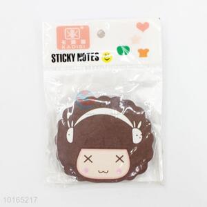 Cartoon Girl Sticky Notes Stationery Office Supplies