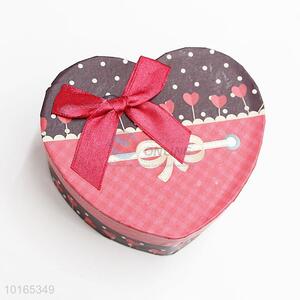 Factory Direct Gift Paper Packaging Pox in Heart Shape for Jewelry or Chocolate