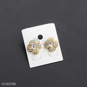 Flower Shaped Zircon Earring Jewelry for Women/Fashion Earrings