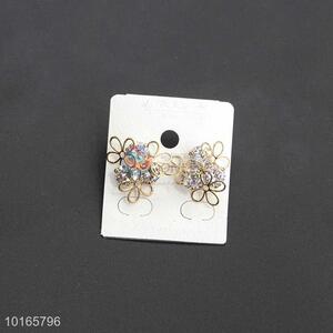 Flower Shaped Zircon Earring Jewelry for Women/Fashion Earrings
