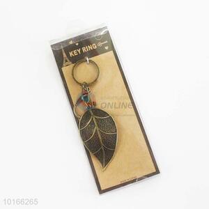 Leaf Zinc Alloy Keyring/Key Chain