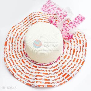 China factory low price ladies' straw hat/sun hat