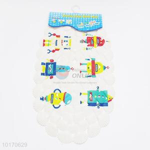 Fashion robot printed shell bath mats/shower mats