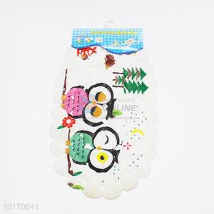 Promotional owl printed shell bath mats/shower mats