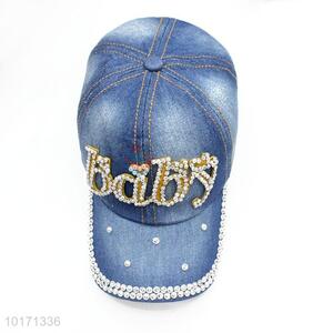 Custom Washed Denim Cowboy Hat Baseball Cap Fashion