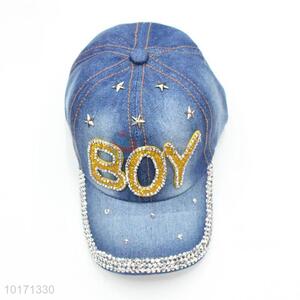 Cheap Fashion Visor 3D Denim Baseball Cap