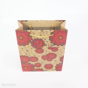 Printed brown kraft paper bags for wholesale