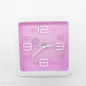 Delicate design fashion square alarm clock