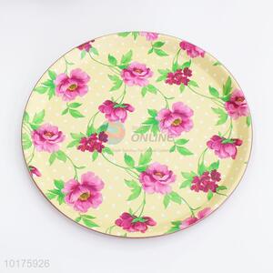 Promotional Gift ABS Serving Food Tray <em>Salver</em> in Round Shape