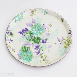 China Factory Round Shaped <em>Salver</em> ABS Tray for Serving Food