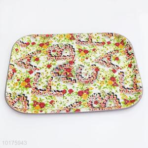 Fashion Style Rectangle Shaped ABS Salver Food Serving Plate