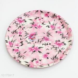 Popular Round Shaped Serving Trays ABS Service Salver for Sale