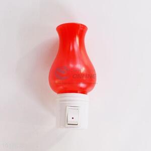 Red mini wall lamp/night light for hallway