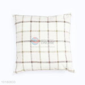 Double Face Grid Printing Pillow