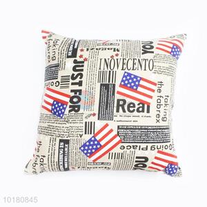 Letter Printed Double Face Printing Pillow