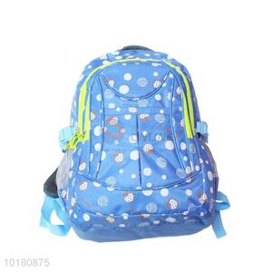 Wholesale good quality blue schoolbag