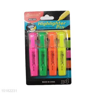 6 Pcs / Pack Cute Fluorescent Highlighter Pen School Supplies Stationery