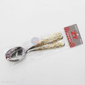 6 Pieces/ Bag New Arrival Promotional Long-Handled Stainless Steel Spoons