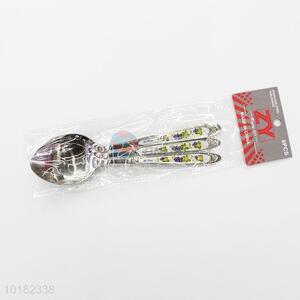 6 Pieces/ Bag New Arrival Wholesale Spoons Stainless Steel Meal Long Spoons