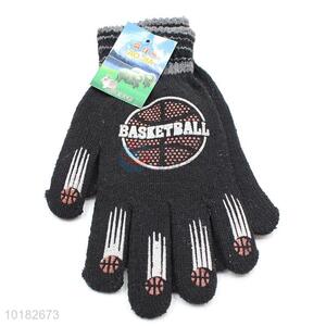Hot sale cheap basketball pattern gloves
