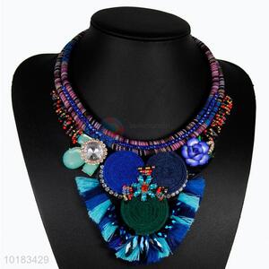 Wholesale Jewelry String Beads Necklace with Tassels