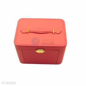 Fashionable multilayer drawer pu leather jewelry box