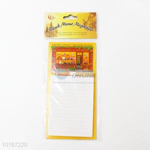 Creative fridge magnetic memo pad