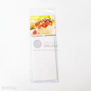 Magnetic paper memo pad with pen