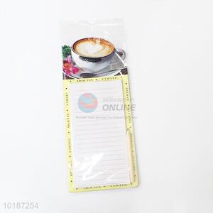 Custom Coffee Shop Magnet Paper Notepad