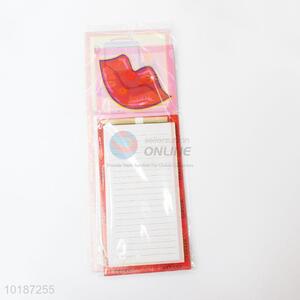 Sexy Red Lip Magnetic Memo Notepad