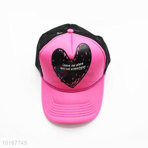 Great Heat Pattern Rose Red Mesh Cap/Leisure Cap for Sale