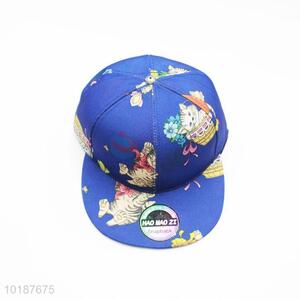 Cute Cat Pattern Blue Baseball Cap/Sport Cap