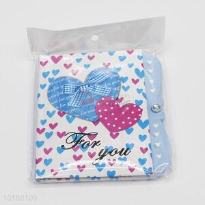 Sweet Heart Pattern Password Paper Notebook