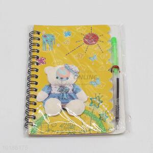 Wholesale Cheap Office Supply Bear Notebook with Pen