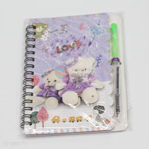 Promotional Office Supply Notebook with Pen