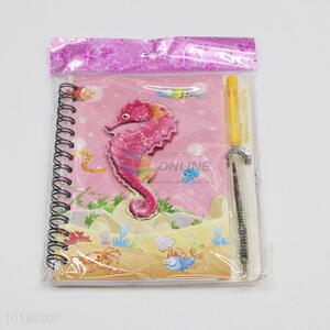 School Student Stationery Portable Hippocampus Notebook