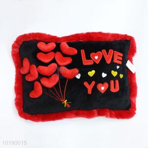 Promotional Gift Plush Rectangel Shaped Cushion Pillow for Lovers