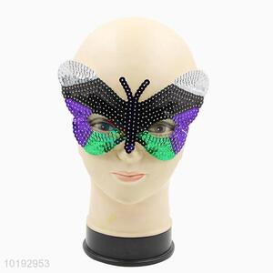 Multicolor Butterfly Design Party Sequin Eye Mask