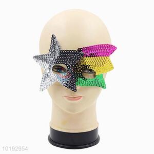 Star Design Cheap Sequin Eye Mask Party Supply