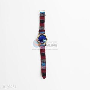 Retro design striped women watches as gift