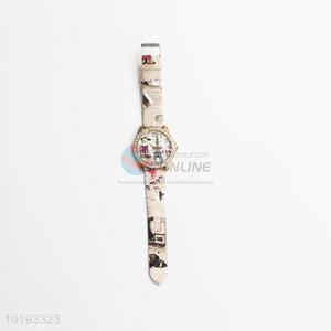 Wholesale Woman Watches Fashion Ladies PU Dress Watches