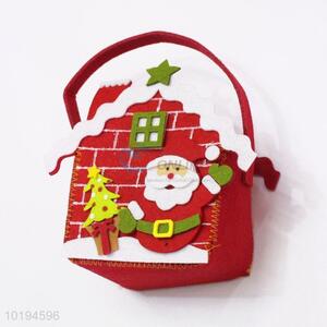 Pretty Cute House Shaped Christmas Decorative Felt Bags for Kids
