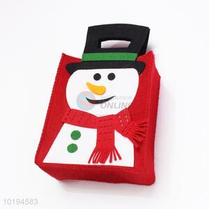 Popular Christmas Holiday Mini Kids Gift Candy Bags in Snowman Shape